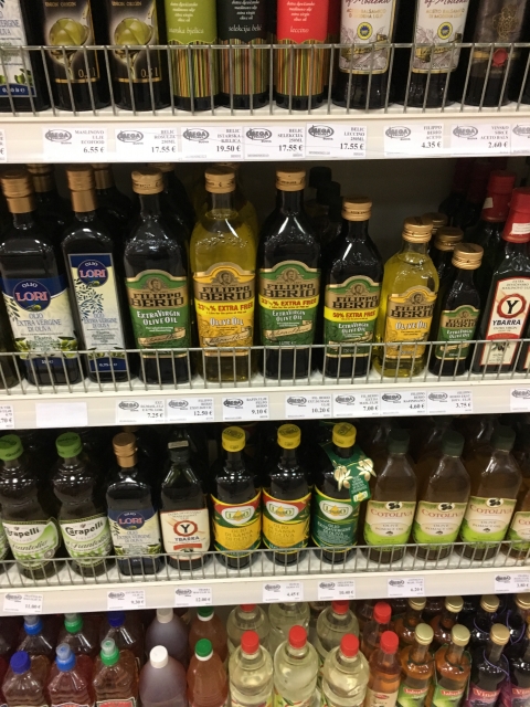 Cooking with olive oil